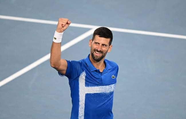 2025 Australian Open Novak Djokovic SRB