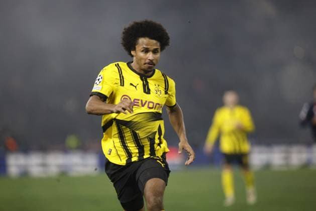 CALCIO - UEFA Champions League - Bologna FC vs Borussia Dortmund Karim Adeyemi of Borussia Dortmund during the IUefa Champions League, 2024 25 season, football match between Bologna FC 1909 and Borussia Dortmund on 21 January 2025 at Renato Dallâ??Ara Stadium, Bologna, Italy. Photo Nderim Kaceli Bologna Italy  Copyright: xIPAxSport ABACAx