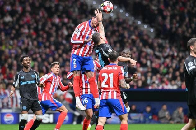 Sport Bilder des Tages January 21, 2025, Madrid, Madrid, Spain: 2 JOSE MARIA GIMENEZ of Club Atlo tico de Madrid during the UEFA Champions League 2024 25 League match between Atletico de Madrid and Bayer Leverkusen at Estadio Riyadh Air Metropolitano on Junuary 21, in Madrid, Spain. Madrid Spain - ZUMAc312 20250121_zsp_c312_052 Copyright: xOscarxManuelxSanchezx