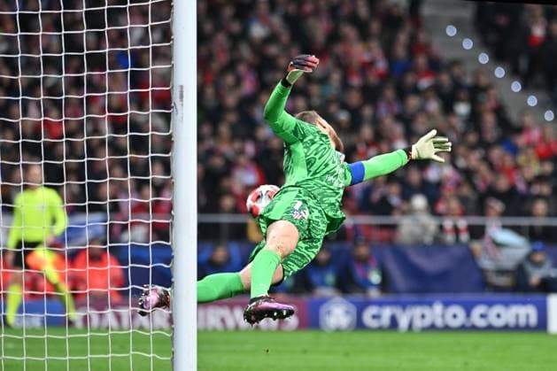 January 21, 2025, Madrid, Madrid, Spain: 13 JAN OBLAK of Club Atlo tico de Madrid during the UEFA Champions League 2024 25 League match between Atletico de Madrid and Bayer Leverkusen at Estadio Riyadh Air Metropolitano on Junuary 21, in Madrid, Spain. Madrid Spain - ZUMAc312 20250121_zsp_c312_057 Copyright: xOscarxManuelxSanchezx
