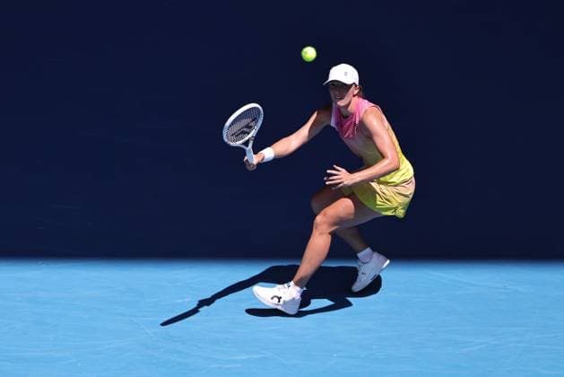 Iga Swiatek, POL, during quarterfinals of 2025 Australian Open in Melbourne, 22 01 2025; - 