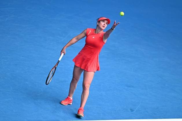 Australian Open - Quarter Round - Elina Svitolina Elina Svitolina (UKR) during her quarter round match at the 2025 Australian Open at Melbourne Park in Melbourne, AUSTRALIA, on January 22, 2025. Photo by Corinne Dubreuil ABACAPRESS.COM Melbourne Australia  Copyright: xDubreuilxCorinne ABACAx