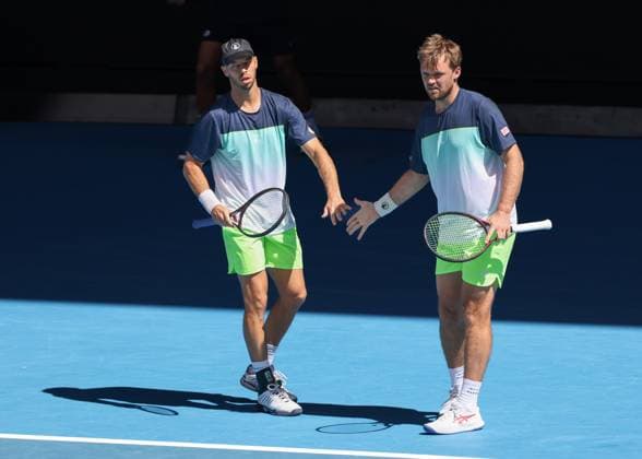 Kevin Krawietz, Tim Puetz, Mens Doubles, Men s Doubles, Australian Open 2025, Melbourne Park, Melbourne, Victoria, Australia Copyright: xJuergenxHasenkopfx