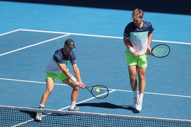 Kevin Krawietz, Tim Puetz, Mens Doubles, Men s Doubles, Australian Open 2025, Melbourne Park, Melbourne, Victoria, Australia Copyright: xJuergenxHasenkopfx