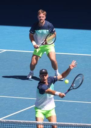 Kevin Krawietz, Tim Puetz, Mens Doubles, Men s Doubles, Australian Open 2025, Melbourne Park, Melbourne, Victoria, Australia Copyright: xJuergenxHasenkopfx