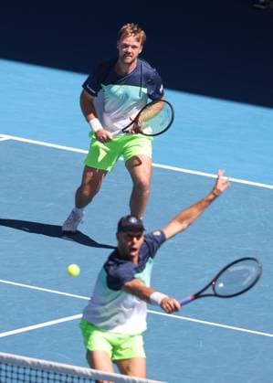 Kevin Krawietz, Tim Puetz, Mens Doubles, Men s Doubles, Australian Open 2025, Melbourne Park, Melbourne, Victoria, Australia Copyright: xJuergenxHasenkopfx