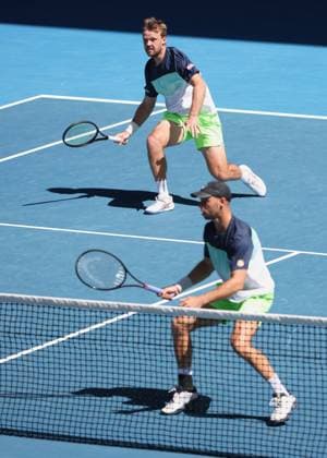 Kevin Krawietz, Tim Puetz, Mens Doubles, Men s Doubles, Australian Open 2025, Melbourne Park, Melbourne, Victoria, Australia Copyright: xJuergenxHasenkopfx
