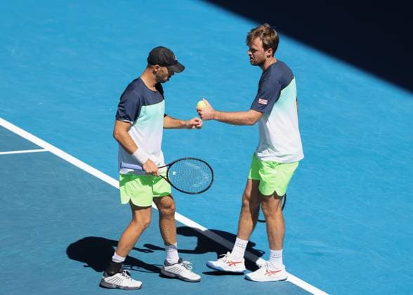 Kevin Krawietz, Tim Puetz, Mens Doubles, Men s Doubles, Australian Open 2025, Melbourne Park, Melbourne, Victoria, Australia Copyright: xJuergenxHasenkopfx