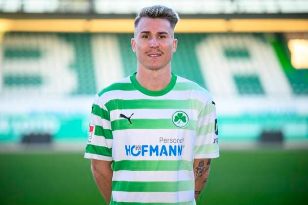 22 01 2025 SpVgg Greuther Fürth Kleeblatt Spielvereinigung 2 Soccer Bundesliga Season 2024 2025 Photo appointment Portrait appointment Presentation Press appointment Single photo Single photo Portrait Portrait Headshot Felix Klaus 30, SpVgg Greuther Fürth