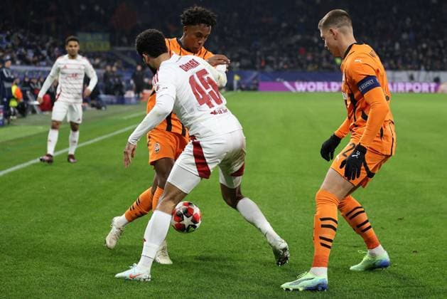 Mahdi Camara Stadew Brest 29 at the match of the Champions League season 2024 25 Shakhtar Donetsk Stade Brest Copyright Thomas Pakusch Copyright: Thomas Pakusch