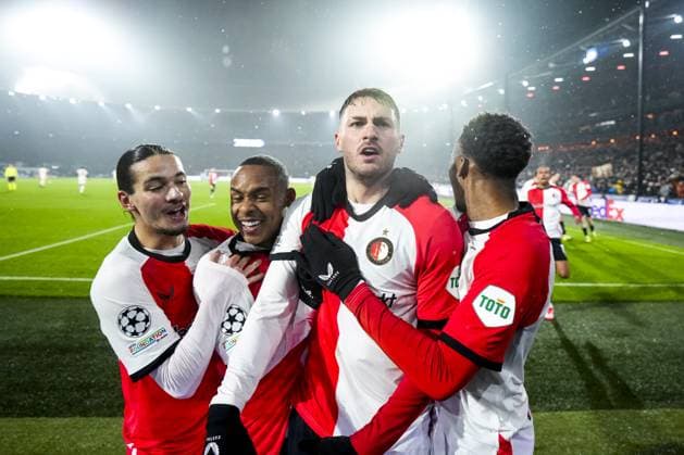 UEFA Champions League: Feyenoord v FC Bayern Munich Rotterdam - Santiago Gimenez of Feyenoord during the seventh round of new format of the Champions League 2024 2025. The match is set between Feyenoord and FC Bayern Munich at Stadion Feijenoord De Kuip on 22 January 2025 in Rotterdam, The Netherlands. Copyright: xYannickxVerhoevenx