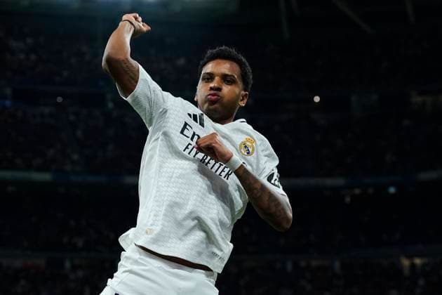 Real Madrid vs RB Salzburg Rodrygo Goes of Real Madrid CF during Real Madrid vs FC Salzburg at Santiago Bernabeu Stadium on January 22nd 2025  Copyright: xSenis-Cebolla ALFAQUIx