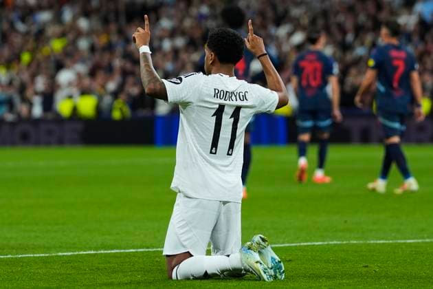 Real Madrid vs RB Salzburg Rodrygo Goes of Real Madrid CF during Real Madrid vs FC Salzburg at Santiago Bernabeu Stadium on January 22nd 2025  Copyright: xSenis-Cebolla ALFAQUIx