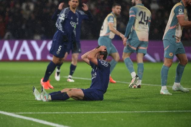FOOTBALL PSG - MANCHESTER CITY PHOTOPQR LE PARISIEN Le Parisien Arnaud Journois ; PARIS ; 22 01 2025 ; FOOTBALL , LIGUE DES CHAMPIONS UEFA , PHASE DE LIGUE , 7E JOURNEE , 22 01 2025 , PARIS , PARC DES PRINCES PARIS SG - MANCHESTER CITY PHOTO LE PARISIEN ARNAUD JOURNOIS 87 João Neves PARIS France  Copyright: xPHOTOPQR LExPARISIEN MAXPPPxLexParisienx xArnaudxJournoisx 20250122LPA3383 20250122LPA3383