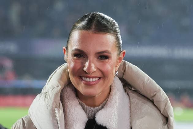 Laura Wonmtorra, Presenter, NDL, Feyenoord Rotterdam FC Bayern Muenchen, Football, Champions League, Matchday 7, Season 2024 2025, 22 01 2025 Feyenoord Rotterdam FC Bayern Muenchen, Football, Champions League, Matchday 7, Season 2024 2025, 22 01 2025 Rotterdam Copyright: xEibner-Pressefoto JoergxNiebergax EP_JNL