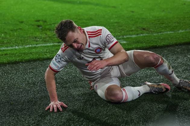 22 01 2025, Football, Season 2024 2025, Champions League, Matchday 7, Feyenoord Rotterdam FC Bayern Munich, Joshua Kimmich FC Bayern Munich Rotterdam Staion Feijenoord Netherlands xRHR PHOTO TRx Copyright: TimxRehbein RHR-FOTOx RHR-FOTO TR