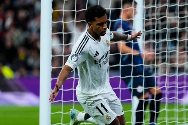 Real Madrid vs RB Salzburg Rodrygo Goes of Real Madrid CF during Real Madrid vs FC Salzburg at Santiago Bernabeu Stadium on January 22nd 2025 EDITORIAL USE ONLY Copyright: xx Senis-Cebolla ALFAQUIx 0796859486st