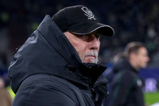 22 01 2025, Football, UEFA Champions League, Shakhtar Donetsk Stade Brestois 29, Arena AufSchalke Gelsenkirchen, Matchday 7 Season 2024 2025 Head coach Eric Roy Coach Stade Brest North Rhine-Westphalia Germany