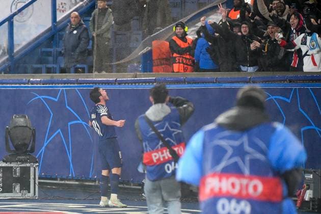 FOOTBALL : - PSG vs Manchester City Champions League - 22 01 2025 Joao Neves - PSG vs Manchester City Champions League in Parc des Princes, Paris, France, on January 22, 2025. 22 01 2025-Paris, FRANCE. PARISFrance  Copyright: xLIONELxURMANx
