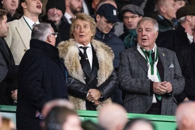 GLASGOW, SCOTLAND JANUARY 22 Rod Steward during the UEFA Champions League 2024 25 League Phase MD7 match between Celtic FC and BSC Young Boys at Celtic Park on January 22, 2025 in Glasgow, Scotland Glasgow Celtic Park Scotland United Kingdom Copyright: xJustPictures.ch RichardxCallisx jp-en-EuSpIm-RMC_1037-20250122