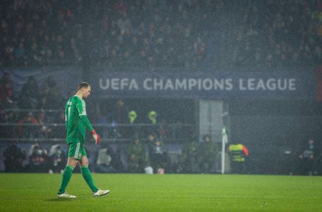 Rotterdam, Netherlands 22nd Jan 2025 Manuel Neuer FCB Feyenoord Rotterdam FC Bayern Munich Feyenoord Rotterdam FC Bayern Munich UEFA Champions League 22 01 2025