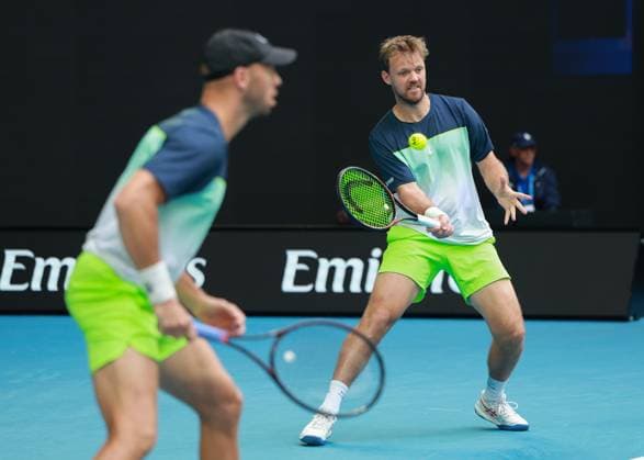Kevin Krawietz, Tim Puetz, Mens Doubles, Men s Doubles Australian Open 2025, Melbourne Park, Melbourne, Victoria, Australia Copyright: xJuergenxHasenkopfx