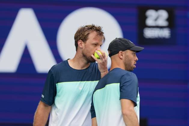 Kevin Krawietz, Tim Puetz, Mens Doubles, Men s Doubles Australian Open 2025, Melbourne Park, Melbourne, Victoria, Australia Copyright: xJuergenxHasenkopfx