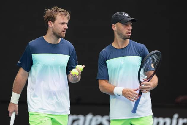 Kevin Krawietz, Tim Puetz, Mens Doubles, Men s Doubles Australian Open 2025, Melbourne Park, Melbourne, Victoria, Australia Copyright: xJuergenxHasenkopfx