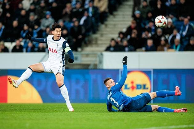 UEFA Europa League TSG 1899 Hoffenheim Tottenham Hotspur 23 01 2025 Heung Min Son Tottenham Hotspur, 7 scores the 0 2 against Pavel Kaderabek TSG 1899 Hoffenheim, 3 UEFA Europa League TSG 1899 Hoffenheim Tottenham Hotspur, Sinsheim, PreZero Arena on 23 01 2025 Copyright: xBEAUTIFULxSPORTS Wunderlx