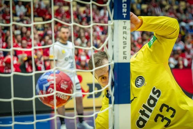 Handball Herning 23 01 2025 IHF Handball World Championship Main Round Italy ITA Germany GER Andreas Wolff Germany, TW, No 33