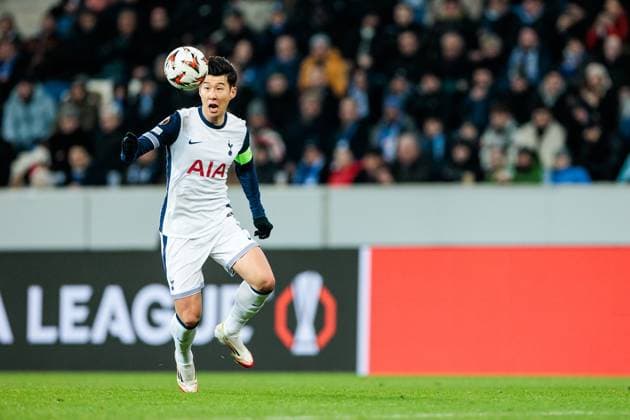 UEFA Europa League TSG 1899 Hoffenheim Tottenham Hotspur 23 01 2025 Heung Min Son Tottenham Hotspur, 7 on the ball UEFA Europa League TSG 1899 Hoffenheim Tottenham Hotspur, Sinsheim, PreZero Arena on 23 01 2025 Copyright: xBEAUTIFULxSPORTS Wunderlx