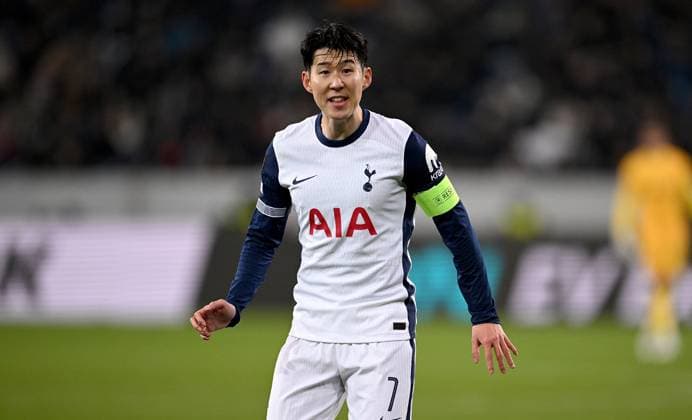 FOOTBALL EUROPA LEAGUE SEASON 2024 2025 Preliminary Round 7 Matchday TSG 1899 Hoffenheim Tottenham Hotspur 23 01 2025 Heung Min Son Tottenham Hotspur