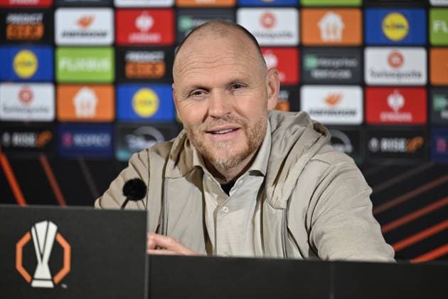 MALMÖ, SWEDEN 20250123 Twente coach Joseph Oosting at the press conference after Thursdays Uefa Europa League first leg match between Malmö FF and FC Twente at Eleda Stadium in Malmö MALMÖ SWEDEN x50090x  Copyright: xJohanxNilsson TTx UEFA EUROPA LEAGUE MALMÖ FF - FC TWENTE