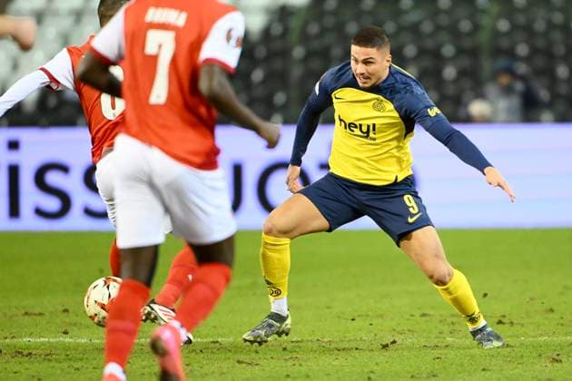 Royale Union Saint-Gilloise v Braga - UEFA Europa League BRUSSELS, BELGIUM - JANUARY 23 : Ivanovic Franjo forward of Royale Union Saint-Gilloise during the UEFA Europa League 2024 25 League Phase MD7 match between Royale Union Saint-Gilloise and Braga on January 23, 2025 in Brussels, Belgium, 23 01 2025 Brussels Belgium  Copyright: xVincentxKalutx