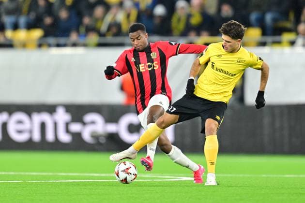 Football, EL, IF Elfsborg Boras - OGC Nice