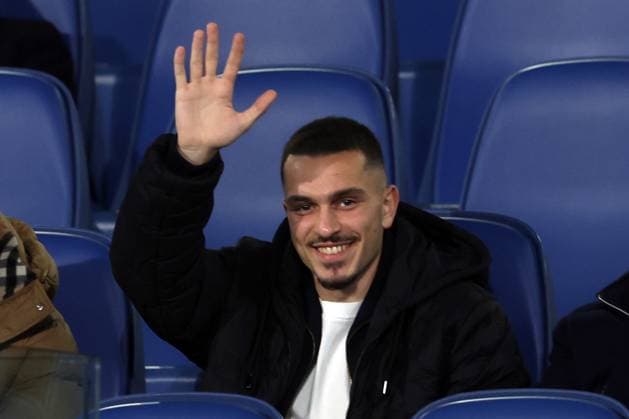 Rome, Italy 23.01.2025: New Lazio player Arijon Ibrahimovic in the stand during the Uefa Europa League 2024-2025, day 7, football match between SS Lazio vs Real Sociedad de Futbol at Olympic Stadium in Rome.  Copyright: xMarcoxIacobucci IPAxSportx xipa-agency.netx xx IPA_53254272 IPA_Agency_IPA53254272