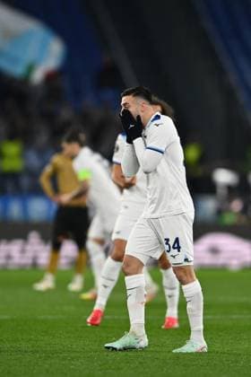 Mario Gila of S.S. Lazio celebrates after scoring the goal to make it 1-0 during the UEFA Europa League 2024 25 League Phase MD7 match between S.S. Lazio and Real Sociedad at Olympic Stadium on January 23, 2025 in Rome, Italy.  Copyright: xDomenicoxCippitelli IPAxSportx xipa-agency.netx xx IPA_53254758 IPA_Agency_IPA53254758