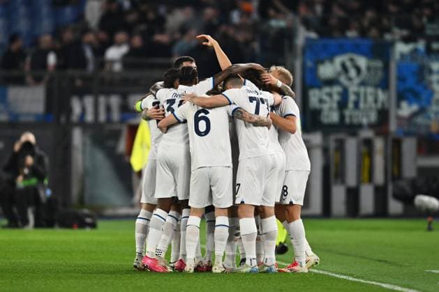 Mario Gila of S.S. Lazio celebrates after scoring the goal to make it 1-0 during the UEFA Europa League 2024 25 League Phase MD7 match between S.S. Lazio and Real Sociedad at Olympic Stadium on January 23, 2025 in Rome, Italy.  Copyright: xDomenicoxCippitelli IPAxSportx xipa-agency.netx xx IPA_53254765 IPA_Agency_IPA53254765