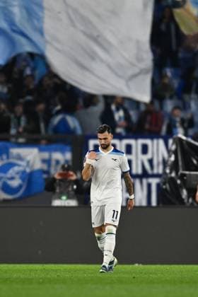 Valentin Castellanos of S.S. Lazio celebrates after scoring the goal to make it 3-0 during the UEFA Europa League 2024 25 League Phase MD7 match between S.S. Lazio and Real Sociedad at Olympic Stadium on January 23, 2025 in Rome, Italy.  Copyright: xDomenicoxCippitelli IPAxSportx xipa-agency.netx xx IPA_53255272 IPA_Agency_IPA53255272