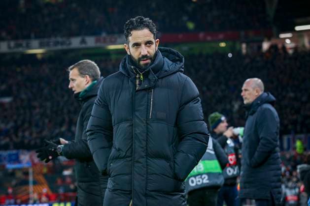 Manchester United, ManU FC v Glasgow Rangers FC Manchester United Head Coach Ruben Amorim during the Manchester United FC v Glasgow Rangers FC UEFA Europa League Round 1 match at Old Trafford, Manchester, England, United Kingdom on 23 January 2025 Credit: Phil Duncan Every Second Media Editorial use only. All images are copyright Every Second Media Limited. No images may be reproduced without prior permission. Copyright: xIMAGO EveryxSecondxMediax ESM-1295-0014