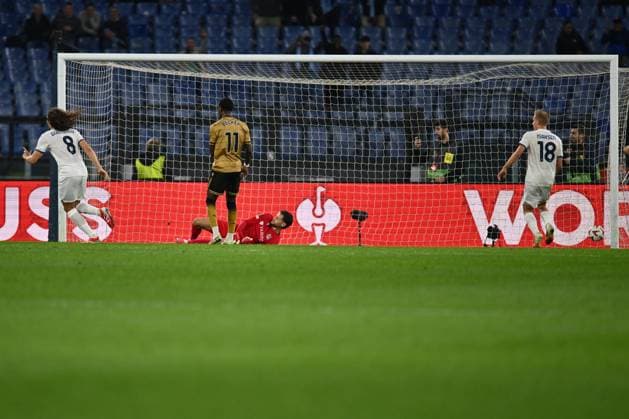 Valentin Castellanos of S.S. Lazio scores the goal for 3-0 during during the UEFA Europa League 2024 25 League Phase MD7 match between S.S. Lazio and Real Sociedad at Olympic Stadium on January 23, 2025 in Rome, Italy.  Copyright: xDomenicoxCippitelli IPAxSportx xipa-agency.netx xx IPA_53255292 IPA_Agency_IPA53255292