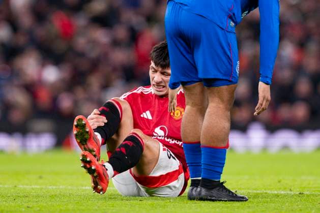 Old Trafford MANCHESTER, ENGLAND - JANUARY 23: Lisandro Martinez of Manchester Utd. during the UEFA Europa League 2024 25 League Phase MD7 match between Manchester United, ManU FC and Rangers FC at Old Trafford on January 23, 2025 in Manchester, England. (Richard Callis SPP) Copyright: xRichardxCallisx xSPPx spp-en-RiCa-RC5_Manchester_Rangers_23Jan2025_EN041