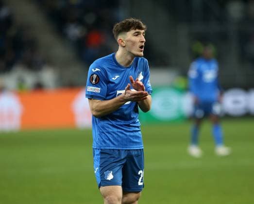 Florian Micheler Hoffenheim Sport Soccer Europa League Season 24 25 TSG 1899 Hoffenheim Tottenham Hotspur , Matchday 7, 23 01 2025