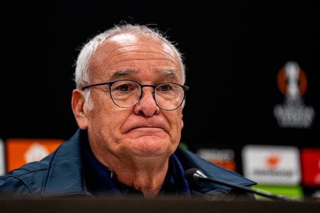 ALKMAAR, NETHERLANDS - JANUARY 23: AS Roma head coach Claudio Ranieri attends a press conference, PK, Pressekonferenz after the UEFA Europa League 2024 25 League Phase MD7 match between AZ and AS Roma at AZ Stadion on January 23, 2025 in Alkmaar, Netherlands. (Photo by Rene Nijhuis) SPO  Copyright: xRenexNijhuis