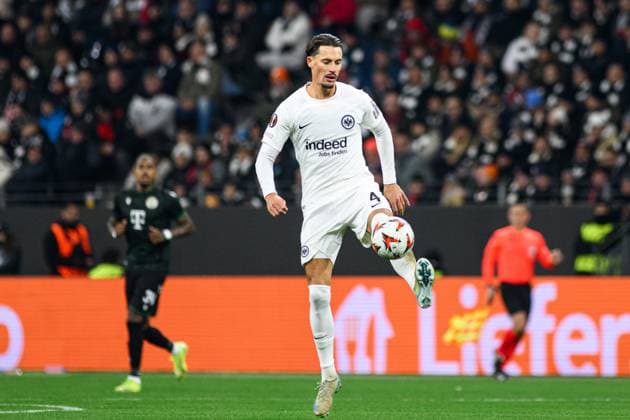 FRANKFURT, GERMANY - 23 JANUARY, 2025: Robin Koch - The UEFA Europa League football match between SG Eintracht Frankfurt and Ferencvarosi TC at Frankfurt Stadion.  Copyright: xVitaliixKliuievx