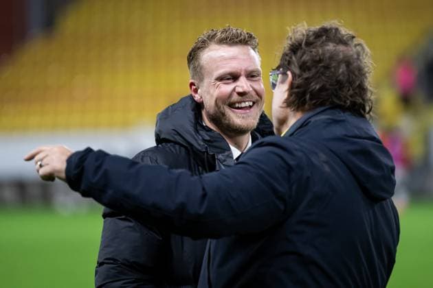 250123 Head coach Oscar Hiljemark of Elfsborg during the Europa League football match between Elfsborg and Nice on January 23, 2025 in Boras Photo Jörgen Jarnberger BILDBYRAN COP 112 JJ0433 fotboll football soccer fotball uefa europa league europa league elfsborg nice bbeng  Copyright: JÖRGENxJARNBERGER BB250123JJ092