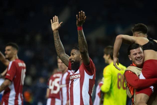 January 23, 2025: UEFA Europa League 2024 25 League Phase MD7 match between FC Porto and Olympiacos FC at Estadio do Dragao on January 23, 2025 in Porto, Portugal. ( Sergio Mendes Pximages) - ZUMAp175 20250123_zsa_p175_014 Copyright: xSergiomendesx