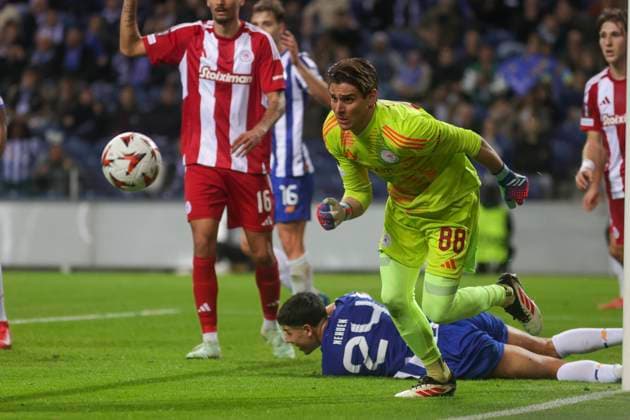 January 23, 2025: UEFA Europa League 2024 25 League Phase MD7 match between FC Porto and Olympiacos FC at Estadio do Dragao on January 23, 2025 in Porto, Portugal. ( Sergio Mendes Pximages) - ZUMAp175 20250123_zsa_p175_025 Copyright: xSergiomendesx