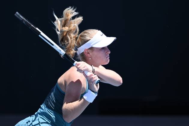 TENNIS AUSTRALIAN OPEN, Emerson Jones of Australia during her Junior Girls? semi-final match against Wakana Sonobe of Japan during the 2025 Australian Open at Melbourne Park in Melbourne, Friday, January 24, 2025. ( NO ARCHIVING, EDITORIAL USE ONLY, NO USE IN BOOKS WITHOUT CONSENT MELBOURNE VICTORIA AUSTRALIA  Copyright: xJOELxCARRETTx 20250124110488296035