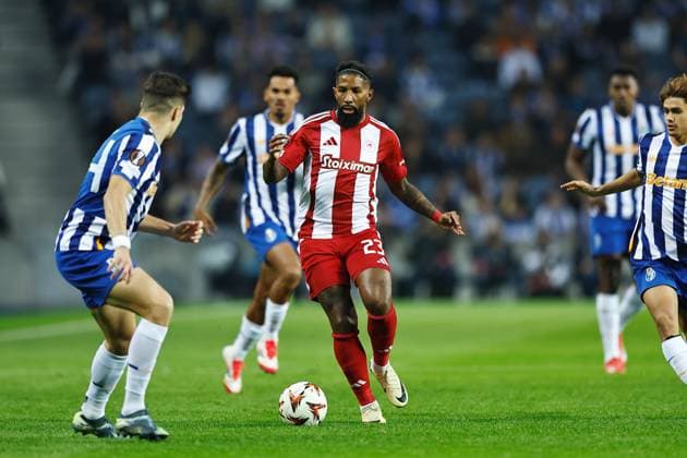 Rodinei (Olympiacos), JANUARY 23, 2025 - Football Soccer : UEFA Europa League League phase match day 7 between FC Porto 0-1 Olympiacos FC at the Estadio do Dragao in Porto, Portugal. Noxthirdxpartyxsales  (279430487)
